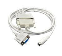 LMNCBVYA SC-09 PLC Programming Cable - 10M RS232 Serial Communication Cable for Downloading Data, White
