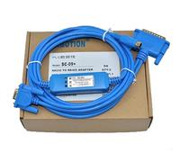 LMNCBVYA SC-09 PLC Programming Cable RS232 Serial Communication Cable - 3M Gold-Plated Download Cable for Reliable Data Transfer