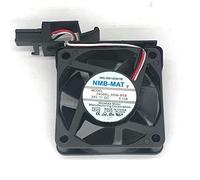 LMNCBVYA Server Fan - 3-Wire Ball Bearing Design NMB-MAT 2406KL-05W-B59 DC 24V 0.13A 60x60x15mm(With bracket One set)
