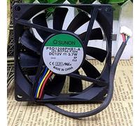 LMNCBVYA Temperature Control Fan - 4-Wire High Precision Double Ball Bearing PSD1208PHB1-A 12V 3.7W 80mm