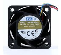 LMNCBVYA Temperature Control Fan - High-Speed 4-Wire 4028 Fan for Efficient DBPG0428B2U 12V 1.20A 4CM(B3-plug)