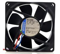 LMNCBVYA Ultra-Quiet Double Ball Bearing Fan PAPST 8412 NGM 8CM 8025 12V 1.3W(D2-plug)