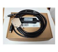 LMNCBVYA USB-1761-1747-CP3 PLC Programming Cable - 3 Meter Communication and Debugging Cable for PLC Applications