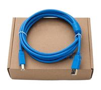 LMNCBVYA USB-CP1H PLC Programming Cable for CP1E CP1L CJ2M Series - 2M Gold-Plated Connector Data Cable - Blue