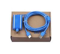 LMNCBVYA USB-FBS-232P0-9F PLC Programming Cable - FBS Series Isolated Download Cable, Blue