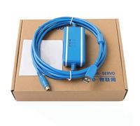 LMNCBVYA USB-FBS-232P0-9F PLC Programming Cable for FBS Series - Opto-Isolated Model - Blue Download Cable