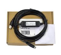 LMNCBVYA USB-FC2A-KC2 PLC Debugging Programming Cable - 3 Meter Dual Chip Industrial Grade Communication Cable