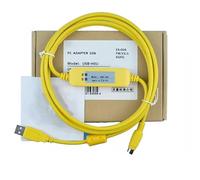 LMNCBVYA USB-H0U 3M PLC Programming Cable for Computer USB Port Communication - Yellow Economy Model