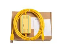 LMNCBVYA USB-H0U+ High-Speed PLC Programming Cable - 3M USB Communication Cable with FT232RL Chip and Gold-Plated Plug for Computers