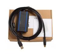 LMNCBVYA USB-HW+ Communication Download Cable - E/S/H/C/T Programming Cable with Opto-Isolated Version and Gold-Plated Plug - 3m Length for Enhanced Connectivity