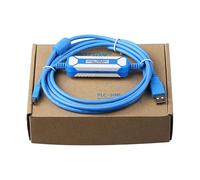 LMNCBVYA USB PLC Download Cable FP0R, FP-X Series Programming Cable - 3m Gold Plated Data Communication Cable with Magnetic Isolation (Blue)
