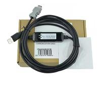 LMNCBVYA USB Programming Data Download Cable for ASDA-B2/AB Drive - 3m Black Cable for Efficient Data Transfer
