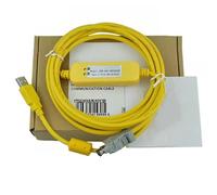 LMNCBVYA USB Programming Data Download Cable for ASDA-B2/AB Drive - 3m Yellow Cable for Easy Connectivity