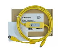 LMNCBVYA USB-QC30R2 PLC Programming Cable - 3M Yellow USB Data Download Cable for Computer Communication