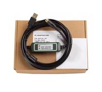LMNCBVYA USB-QC30R2 Q-Series PLC Programming Cable - 3M USB Data Download Cable with FT232RL Chip, Gold-Plated, High-Speed, Stable Connection, Black