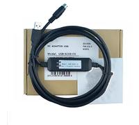 LMNCBVYA USB-SC09-FX PLC Programming Cable - 3M USB Communication Data Download Cable for Computers - Economic Model - Black