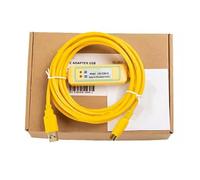 LMNCBVYA USB-SC09-FX PLC Programming Cable - High-Speed USB Communication Data Download Cable with FT232RL Chip, 3 Meters, Gold-Plated Plug, Compatible with Various PLCs