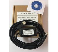 LMNCBVYA USB-SC09-FX PLC Programming Download Cable for FX1S FX1N FX2N FX3U - High-Speed USB Connection for Reliable Data Transfer