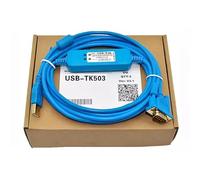 LMNCBVYA USB-TK503 PLC Programming Cable - 3M Debugging Cable for AC500-Eco Series - Gold-Plated Data Cable