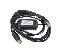 LMNCBVYA USB-UG00C-T 3 Meter Data Download Cable for UG Series Touch Screen Programming - Crystal Head Black