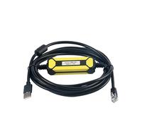 LMNCBVYA USB-VFD Inverter Download Cable - Compatible with VFD-E, VFD-EL, VFD-ED, CH2000 Series - Black Economy Cable