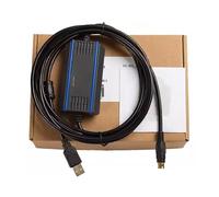 LMNCBVYA USB-XC Programming Cable for XE XD PLC - 3m Opto-Isolated Data Download Cable with Gold-Plated Plug