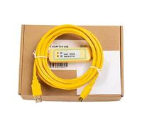 LMNCBVYA USB-XGB Programming Cable for XBC XBM Series - 3m FT232RL Chip, High-Speed Data Transfer, Yellow Gold-Plated Plug
