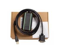 LMNCBVYA USB-XW2Z-002T Touch Screen Communication Programming Cable - High Speed FT232RL Chip with Gold-Plated Plug - 3 Meters