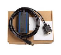 LMNCBVYA USB-XW2Z-200S-CV+ PLC Programming Cable - 3m Gold-Plated Opto-Isolated Communication Download Cable