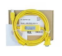 LMNCBVYA USB-XW2Z-200S-CV PLC Programming Cable - 3M Yellow Communication Download Cable for Easy Connectivity