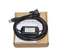 LMNCBVYA USB-XW2Z-200S-VH PLC Programming Cable for CQM1H CPM2C Series - 3m Length, Black, Upload/Download Functionality