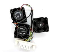 LMNCBVYA - W38S12BS1B5-57A06, 0.77A, 38x38x28mm, Double Ball Bearing, Air-Cooled for Computer Cases 3pcs 3828 DC12V Server Fans