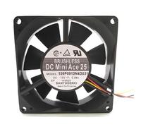 LMNCBVYA Wire 90mm Server Fan for Optimal Heat Dissipation 109P0913N4D031 DC 13V 0.38A 3-(F1-plug)
