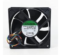 LMNCBVYA Wire Fan for Servers and High Air Volume 12V Server Fan PSD1212PMB1-A | 120mm 15.5W 4-