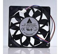 LMNCBVYA Wire Inverter Fan - with 165.45CFM Airflow FFB1224EH-R00 24V 0.76A 120mm 3-