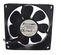 LMNCBVYA -Wire Power Supply Fan for PC Ultra-Quiet 80mm DC 12V Computer Chassis Fan - DFB0812L 0.08A 2