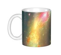 LMNGH Beautiful Galaxy Ceramic Coffee Mug 11oz Novelty Tea Cup With Handle Coffee Cup For Men Women Office Work