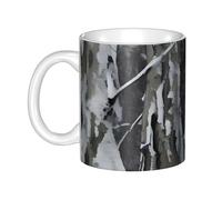 LMNGH Cold Tree Camouflage Ceramic Coffee Mug 11oz Novelty Tea Cup With Handle Coffee Cup For Men Women Office Work