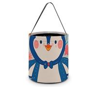 LMNGH Gift Bags with Handle Tote Candy Bags Portable Gift Bucket Beautifully Cute Penguin Prints Printed Candy Bag Candy Basket Tote