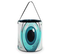 LMNGH Gift Bags with Handle Tote Candy Bags Portable Gift Bucket Beautifully Evil Eyes Printed Candy Bag Candy Basket Tote