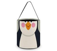 LMNGH Gift Bags with Handle Tote Candy Bags Portable Gift Bucket Beautifully Happy Penguin Printed Candy Bag Candy Basket Tote