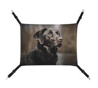 LMNGH Hanging Cat Hammock Cat Breathable Hammock Resting Sleepy Pad Cats Adjustable Labrador Retriever Printed Cat Bed Pet Hammock