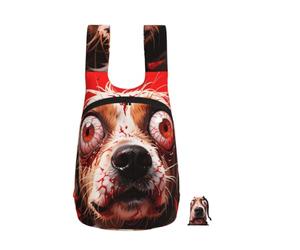 LMNGH red dog Backpack - Lightweight 16L Foldable Hiking Daypack Packable Back Pack Travel Bag Zipper