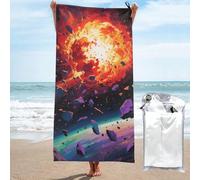 LMNGH Trippy Galaxy Stars Bath Towel Super Absorbent Quick Dry Bathroom Towel Sand Free Microfiber Beach Towels for Bathroom, Gym, Spa and Hotel Towel 31.5"x63"