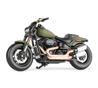 LMNMY Model Toy 1/18 For Harley For Davidson Fat Bob 114 2022 Alloy Motorcycle Metal Race Model Simulation Toy Gift(Green)