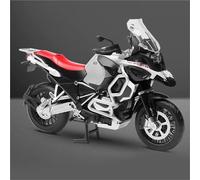 LMNMY Model Toy Motorcycle Collection Miniature Model 1:12 For BMW R1250 GS Toy Birthday Gift(Black- Silver)