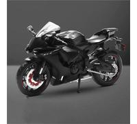 LMNMY Model Toy Motorcycle Model Alloy Diecast 1/12 For Y-AMAHA YZF-R1 Miniature Collection Gift Collect Ornaments Toy Present(Black- Silver)