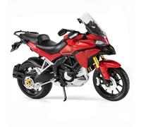 LMNMY Model Toy Off Road Autocycle Toys Gift Motorcycle Model Diecast Vehicles Collection 1/12 For DUCATI For Andrew(Black- Silver)