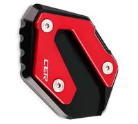 LMNMY Parking Stand Motorcycle Accessories Kickstand Sidestand Side Stand Enlarger Plate Pad For Y-AMAHA TRACER 9GT TRACER 9 2021 2022 2023(Black- Silver)