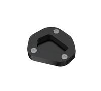 LMNMY Parking Stand Motorcycle Foot Side Stand Plate Kickstand Enlarger Support Extension For H-ONDA NT700V For Deauville 2006-2012-2013-2014-2015-2016(Black- Silver)